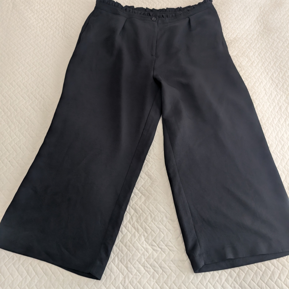 Black Wide-Leg Pants